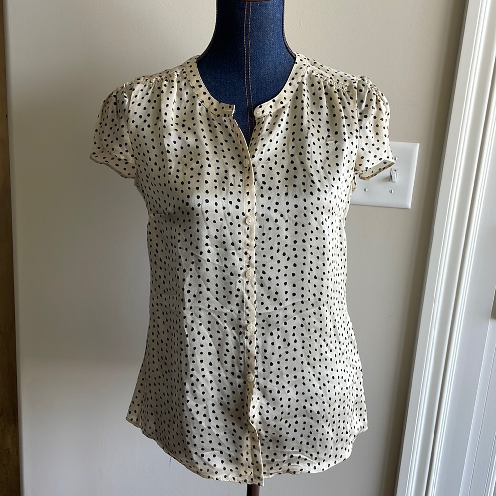 Banana Republic Sz S Silk Blouse